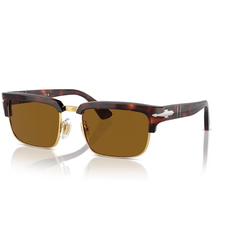 Persol Tortoise and Gold Sunglasses